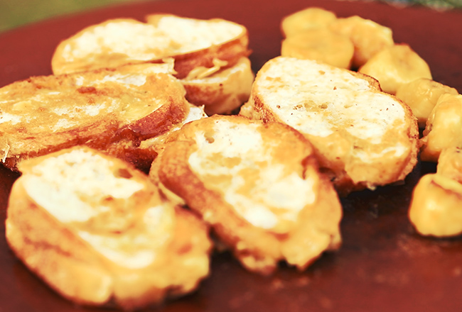 キャラメルバナナサンド