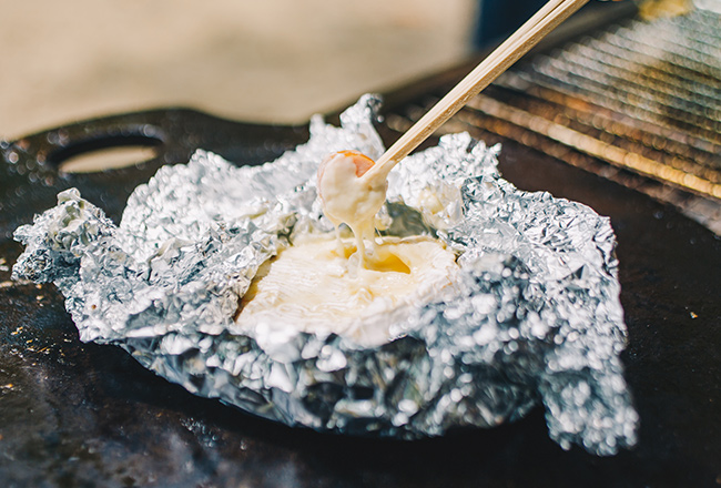 カマンベールチーズフォンデュ