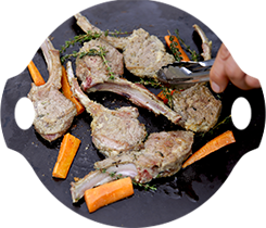 ラムチョップの香草焼き