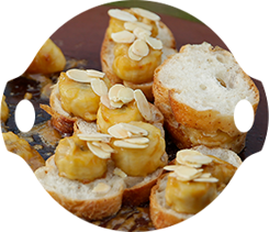 キャラメルバナナサンド